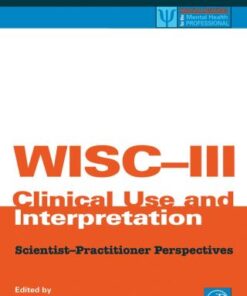 WISC-III Clinical Use and Interpretation: Scientist-Practitioner Perspectives - Original PDF