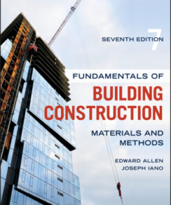 Fundamentals of Building Construction: Materials and Methods 7th Edition - Original PDF