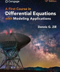 A First Course in Differential Equations with Modeling Applications 12th Edition - Original PDF
