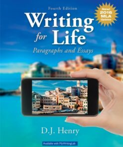 Writing for Life 4th Edition Paragraphs and Essays - Original PDF