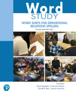 Word Study: Word Sorts for Derivational Relations Spellers 3rd Edition- Original PDF