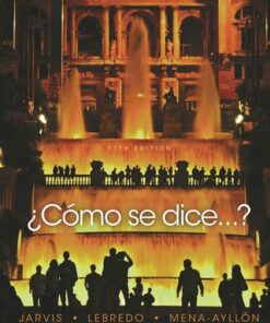 ¿Como se dice…? Student Text 11th Edition - Original PDF
