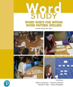 Word Study: Word Sorts for Within Word Pattern Spellers 3rd Edition - Original PDF