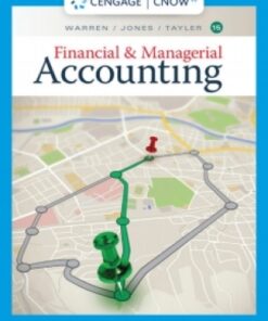 Warren/Jones/Tayler's Financial & Managerial Accounting 15th Edition - Original PDF