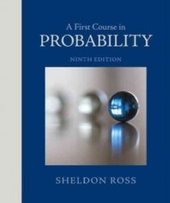 A First Course in Probability 9th edition - Original PDF