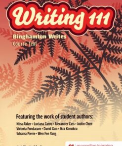 Writing 111 Course Text: Binghamton Writes - Binghamton University 20th Editionn - Original PDF