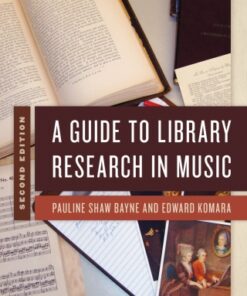 A Guide to Library Research in Music 2nd Edition - Original PDF