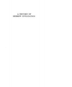 A History of Hebrew Civilization - Original PDF