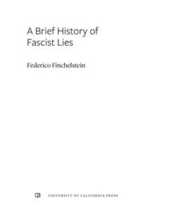 A Brief History of Fascist Lies 1st Edition - Original PDF