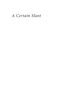 A Certain Slant The Maggie Barnes Trilogy - Original PDF