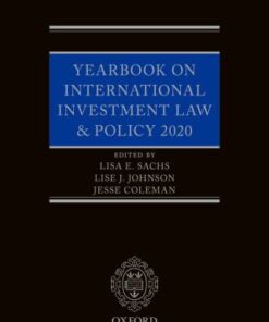 Yearbook on International Investment Law & Policy 2020 - Original PDF